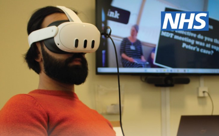Inmersive VR training helps NHS staff identity issues for patients at home