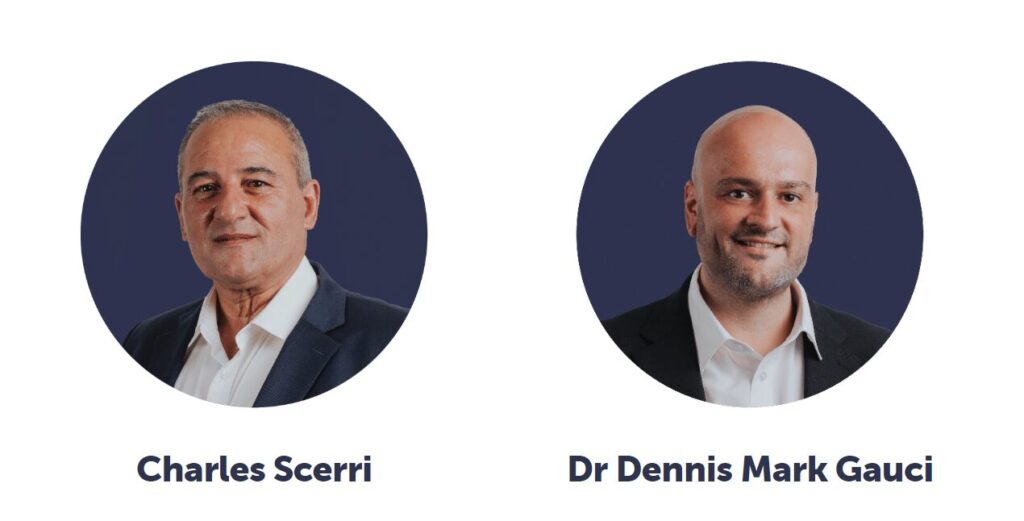 Charles Scerri  & Dr. Dennis Mark Gauci