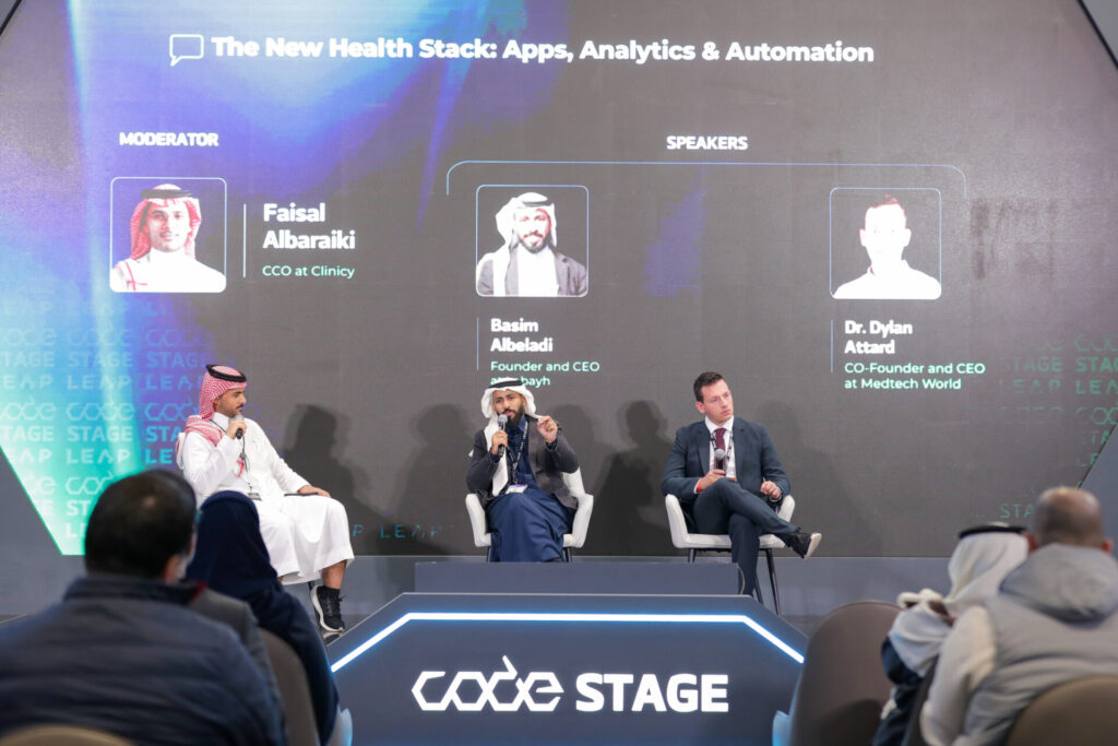 Dr. Dylan Attard during the panel discussion at LEAP 2025