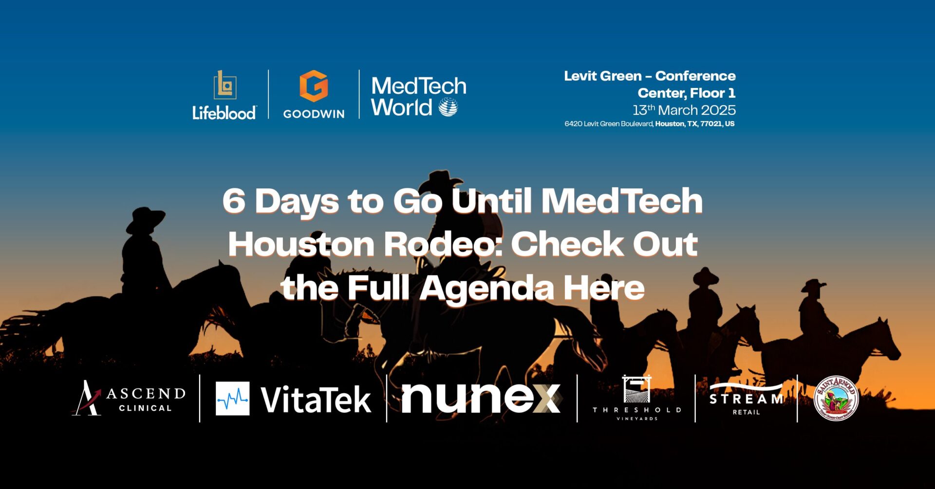 Houston MedTech Rodeo Agenda