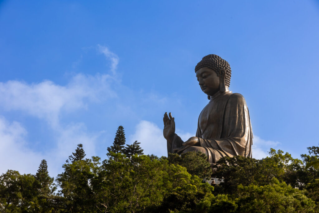 The Big Buddha on Lantau Island