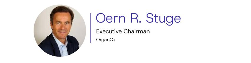 Oern R. Stuge MD, MBA, Executive Chairman of OrganOx