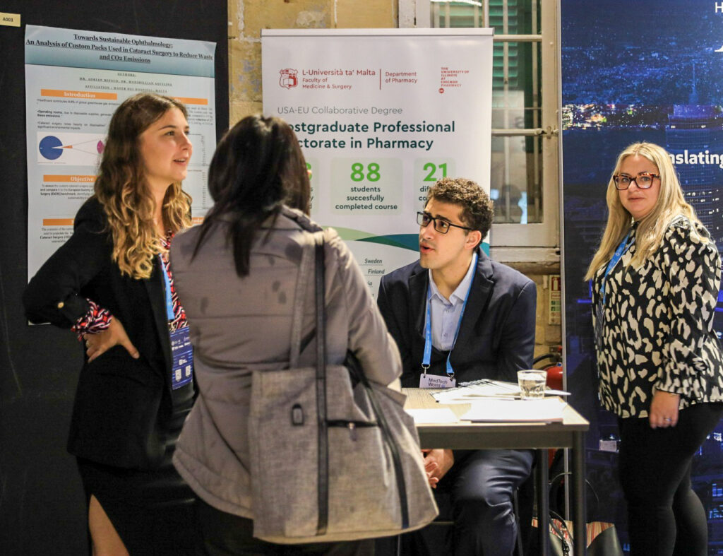 Poster presentation during MedTech Malta 2024