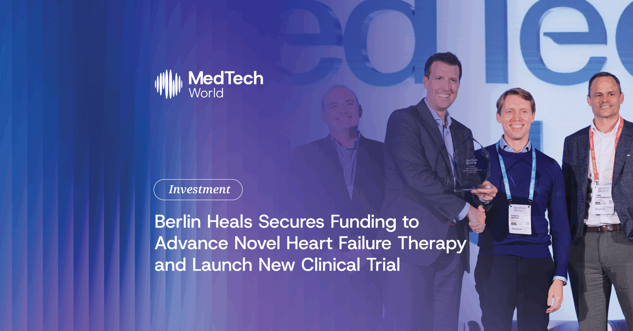 Berlin Heals secures funding to advance novel heart failure therapy and launch new clinical trial 