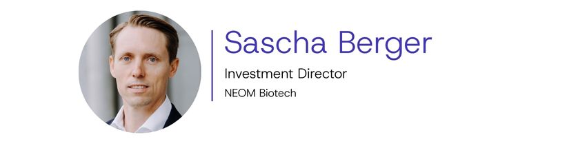Sascha Berger, Investment Director, NEOM Biotech