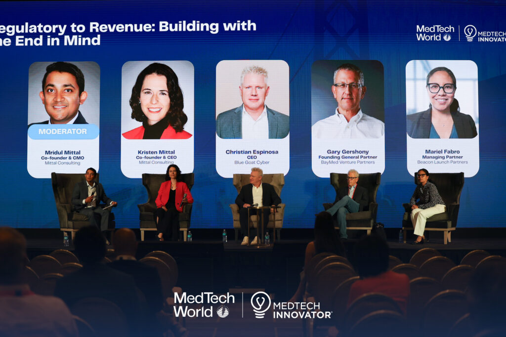 Mariel Fabro participated in a panel at MedTech World Bay Area 2025