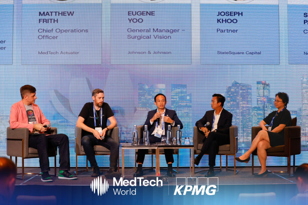 Panelists discussing what it takes to scale within Asia