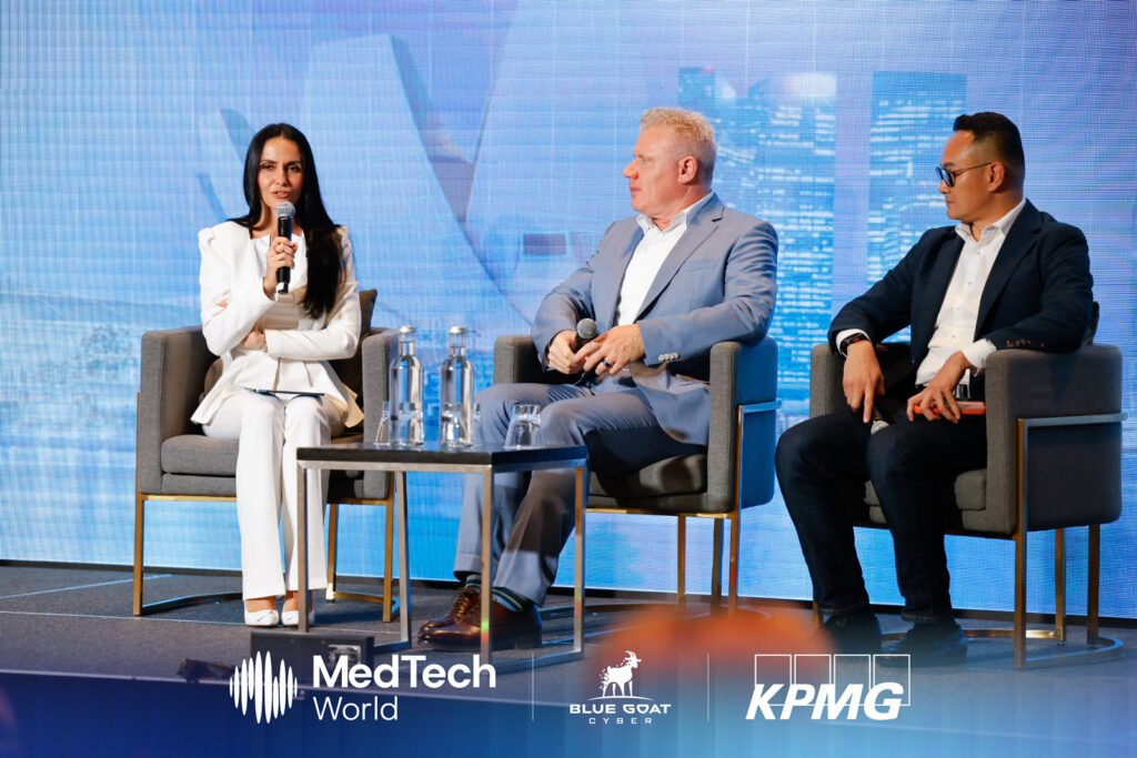 Panelists discussing why cyber resilience matters in healthcare