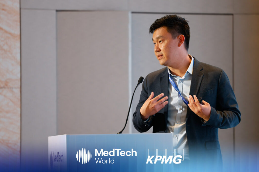 John Eng, Vice President, Healthcare, Economic Development Board (EDB) Singapore, delivering opening keynote during MedTech World Singapore 2025