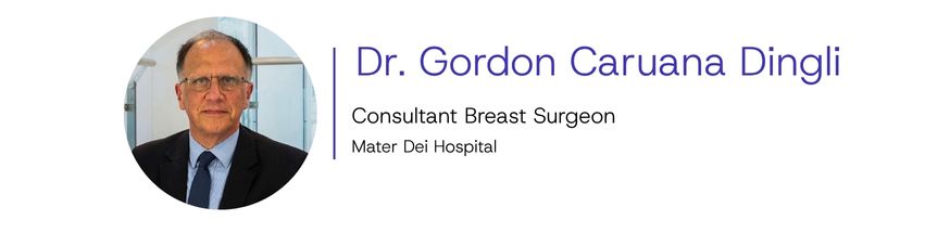 Dr. Gordon Caruana Dingli, Consultant Breast Surgeon, Mater Dei Hospital