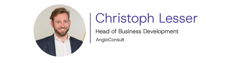 Christoph Lesser, Head of Business Development at AngioConsult