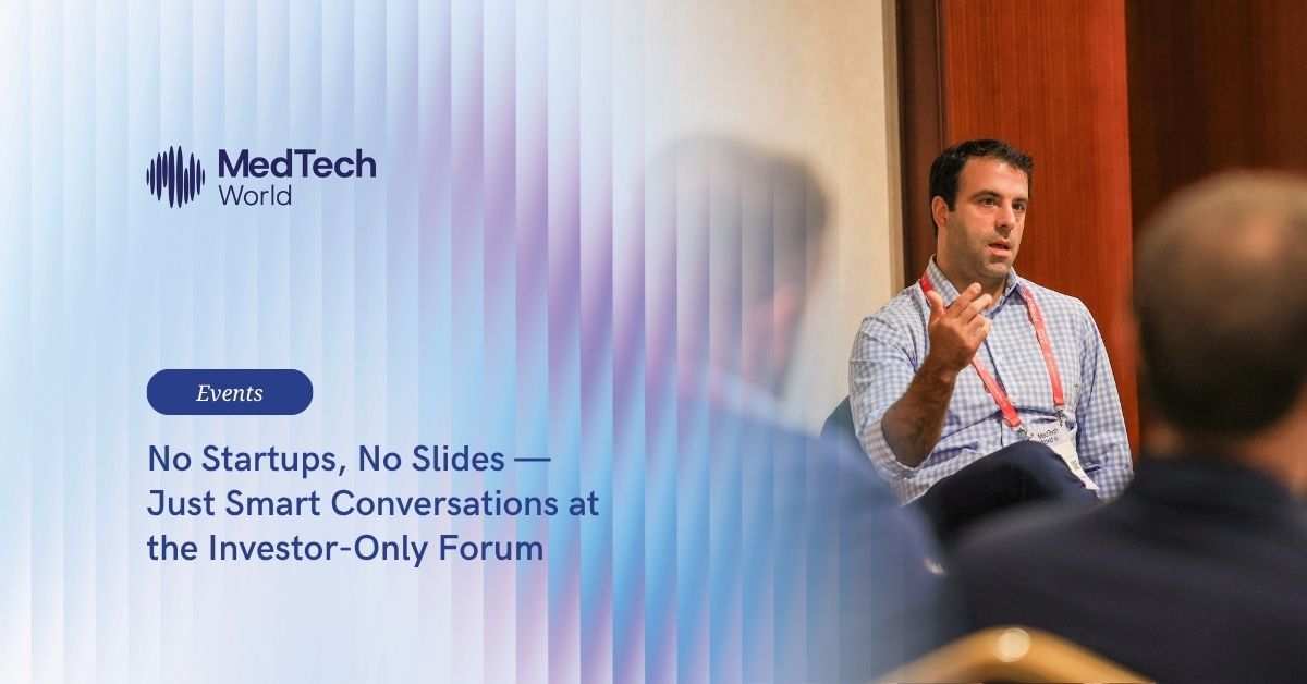No startups, no slides — just smart conversations at the Investor-Only Forum 
