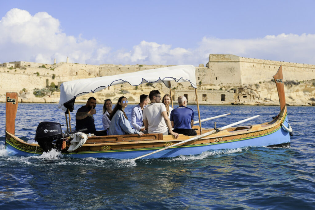 MedTech Malta 2024 attendees enjoying the scenic beauty of Valletta during the cultural tour