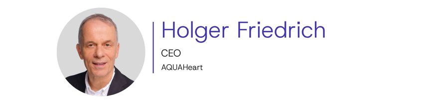 Holger Friedrich, CEO of AQUAHeart