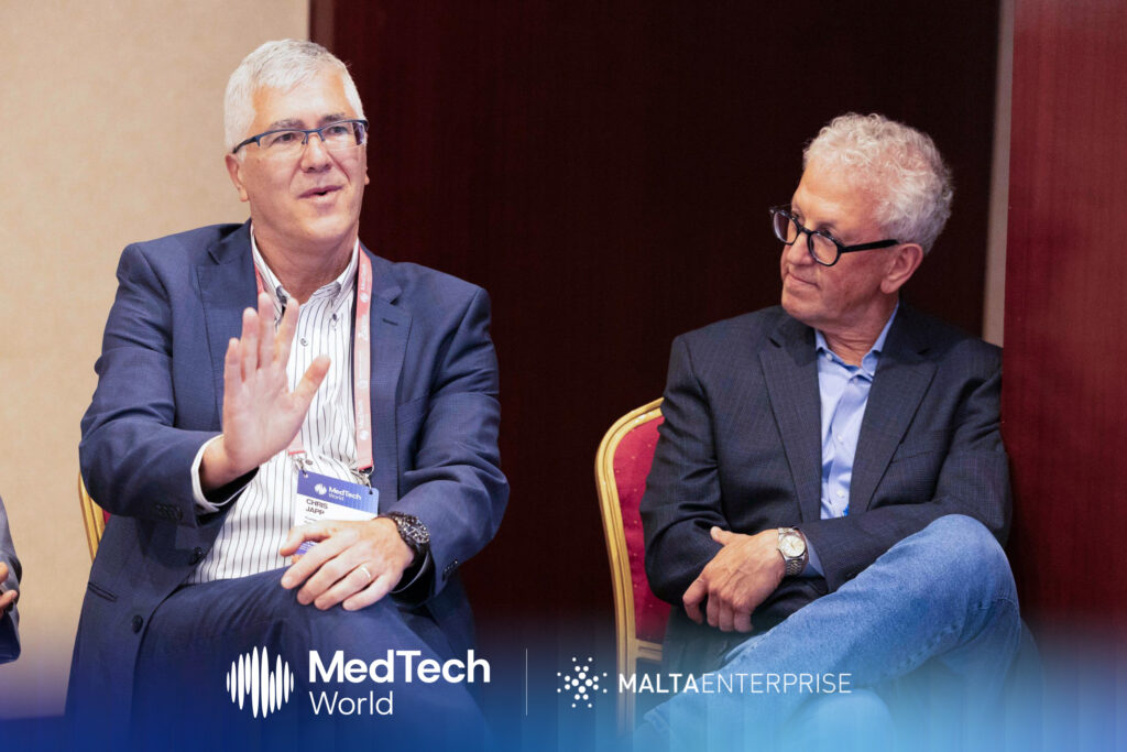 Attendees during their discussion at the Investors-only Forum at MedTech Malta 2025