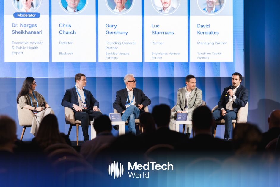 Panellists on stage during MedTech Malta 2025