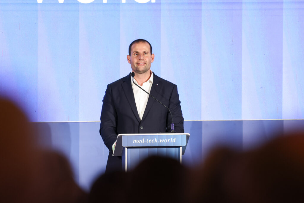 Hon. Robert Abela, Prime Minister of Malta, delivering keynote at MedTech Malta 2025
