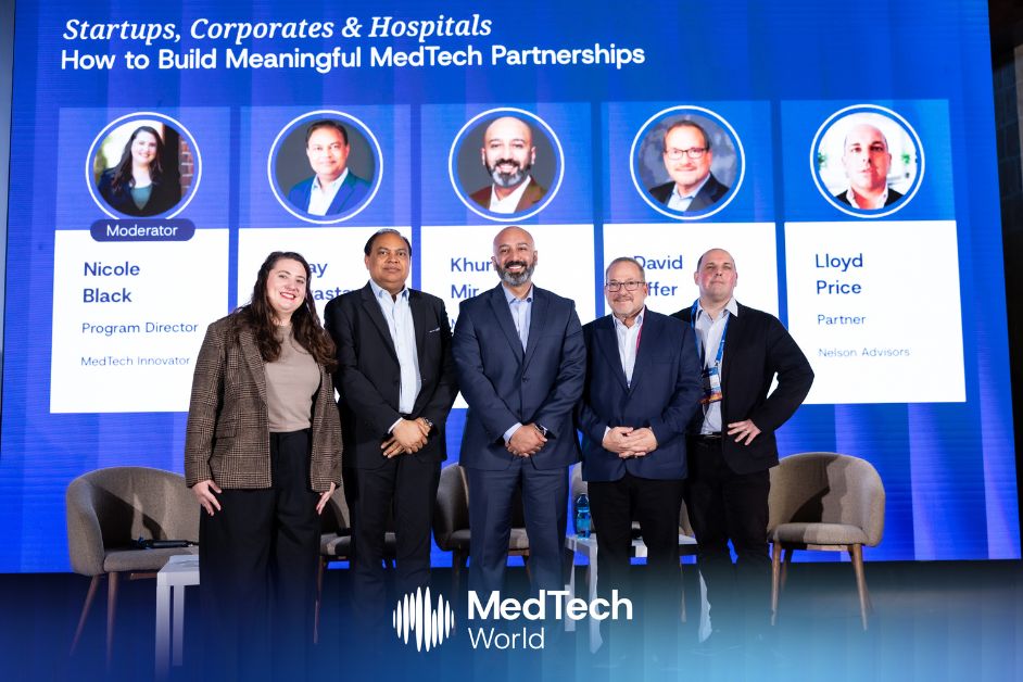 Panellists on stage at MedTech Malta 2025