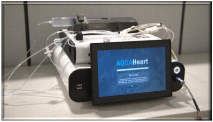 AquaHeart generator and gas management system; Photo credit: AQUAHeart
