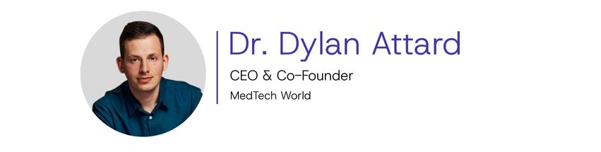 Dr Dylan Attard, CEO and Co-Founder of MedTech World