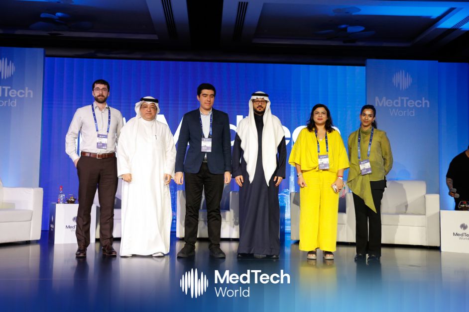 Panellists on stage at MedTech World Middle East 2026