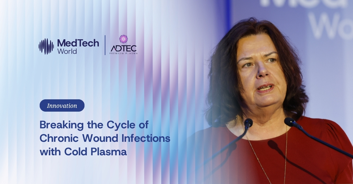 Breaking the cycle of chronic wound infections with cold plasma