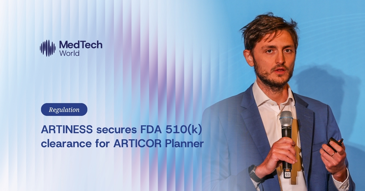 Artiness旗下ARTICOR Planner获得美国FDA 510(k)批准认证 