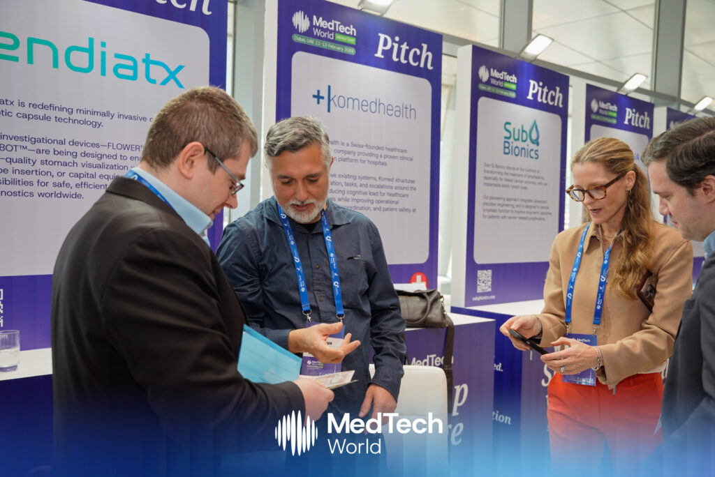 Startup kiosks at MedTech World Middle East 2026