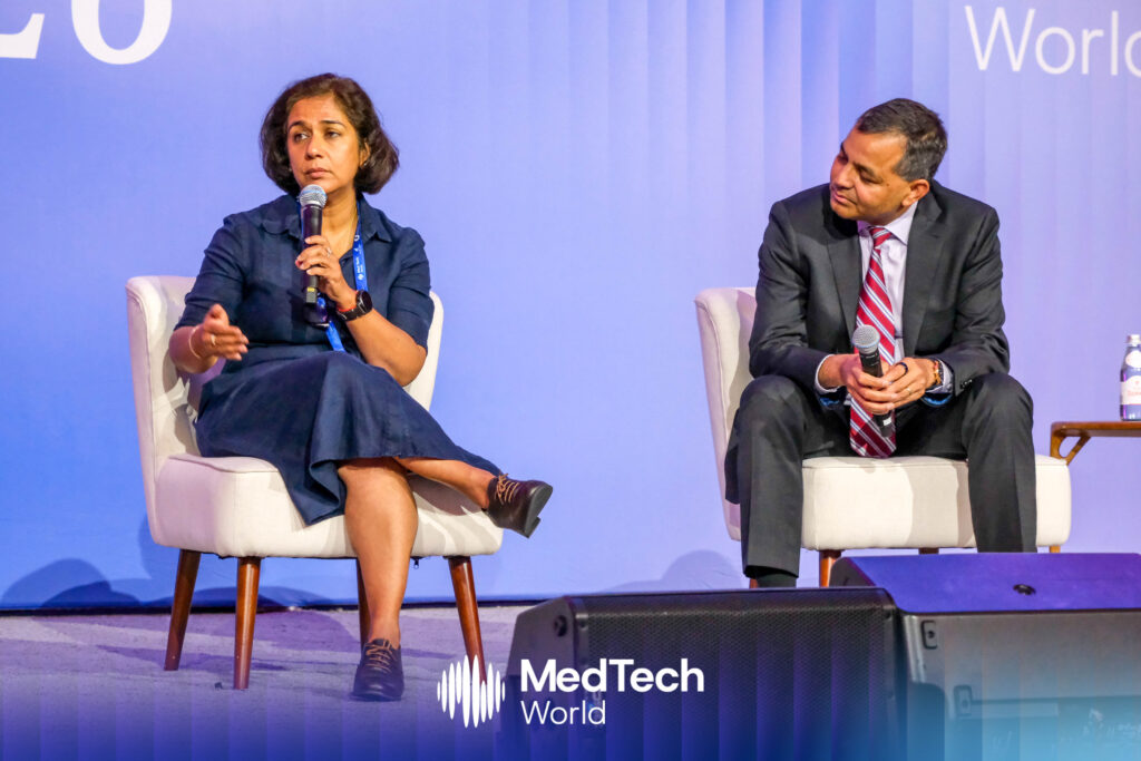 Rachna Dayal, Managing Partner at Sugati Ventures; and Rajit Kamal, Vice President and General Manager of Surgical Robotics at Medtronic