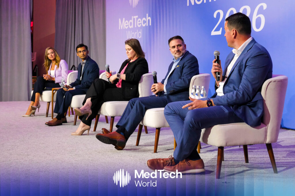 Ivanny Franklin, Managing Partner at MedSight Capital, Maunark S. Patel, Co-Founder and CEO of Skuvent Inc; Tim Lawrie, Founder and CEO of ProjectUS Consulting; Claudia Holy, Founder and CEO of Podymos Ltd; and Joe Sasson, Chief Commercial Officer and EVP at MedAxiom Ventures