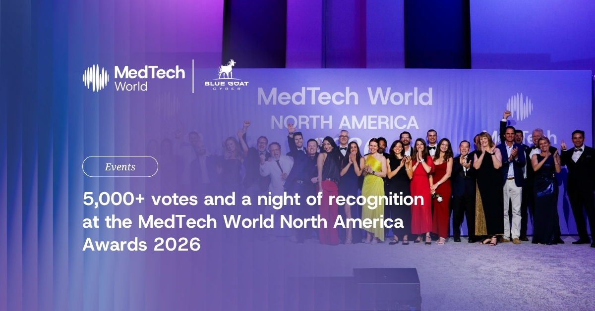 5,000+ votes and a night of recognition at the MedTech World North America Awards 2026