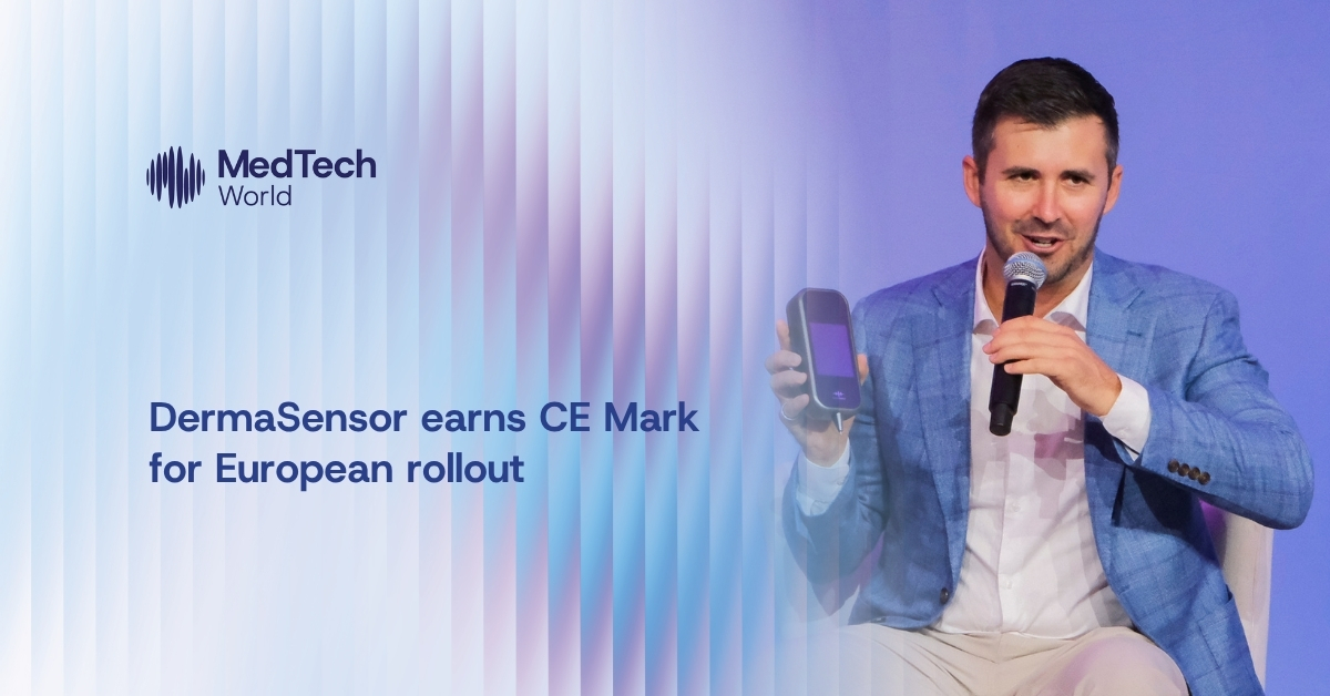 DermaSensor secures CE Mark, expands AI-powered skin cancer detection technology into Europe