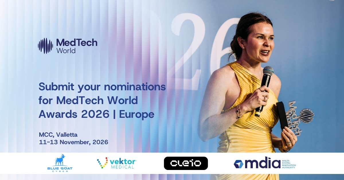 Nominations are now open for MedTech World Awards 2026 | Europe